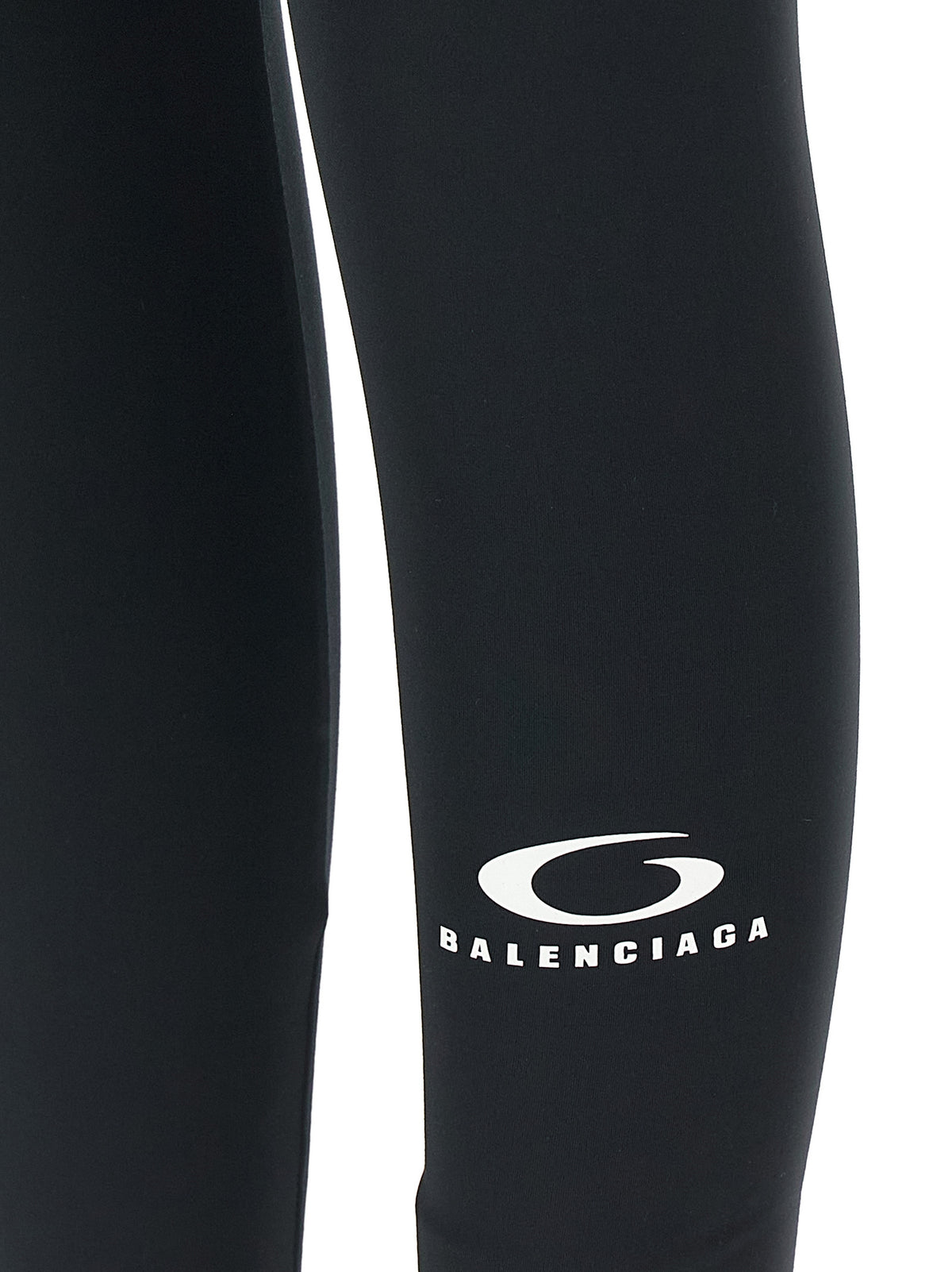 Leggings Balenciaga neri in poliestere