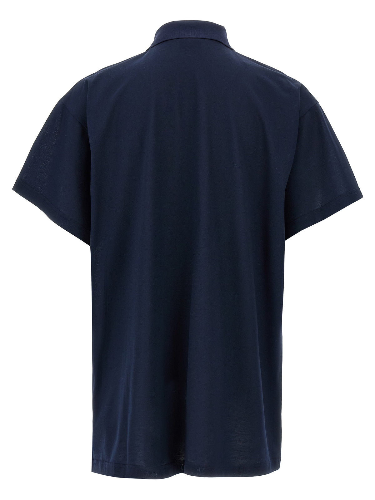 Polo Balenciaga en coton bleu