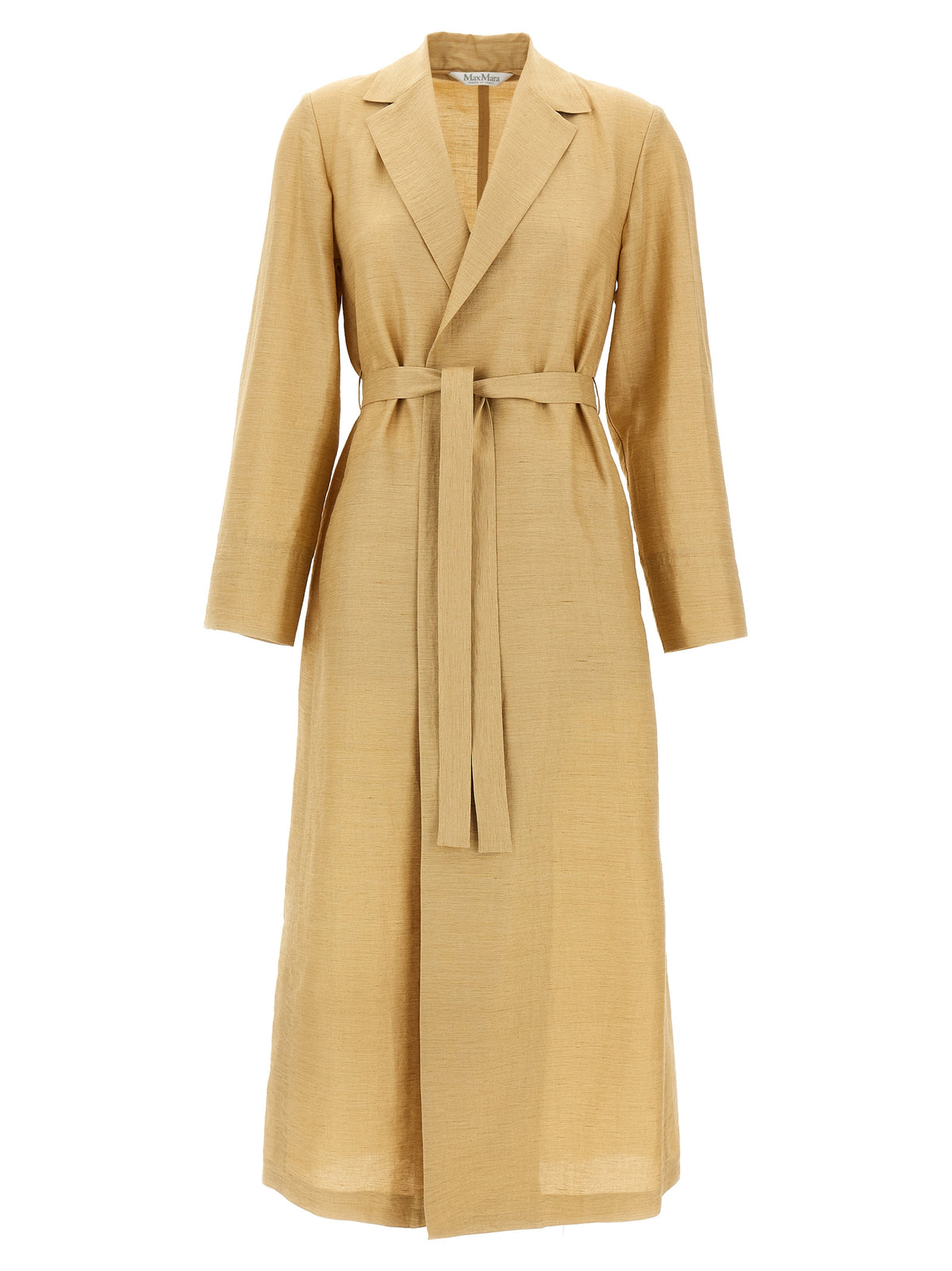 Cappotto Max Mara beige in fluorofibra