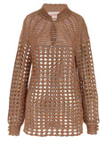 Cardigan multicolore en lin Valentino Garavani