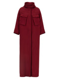 Manteau en viscose rouge Gucci