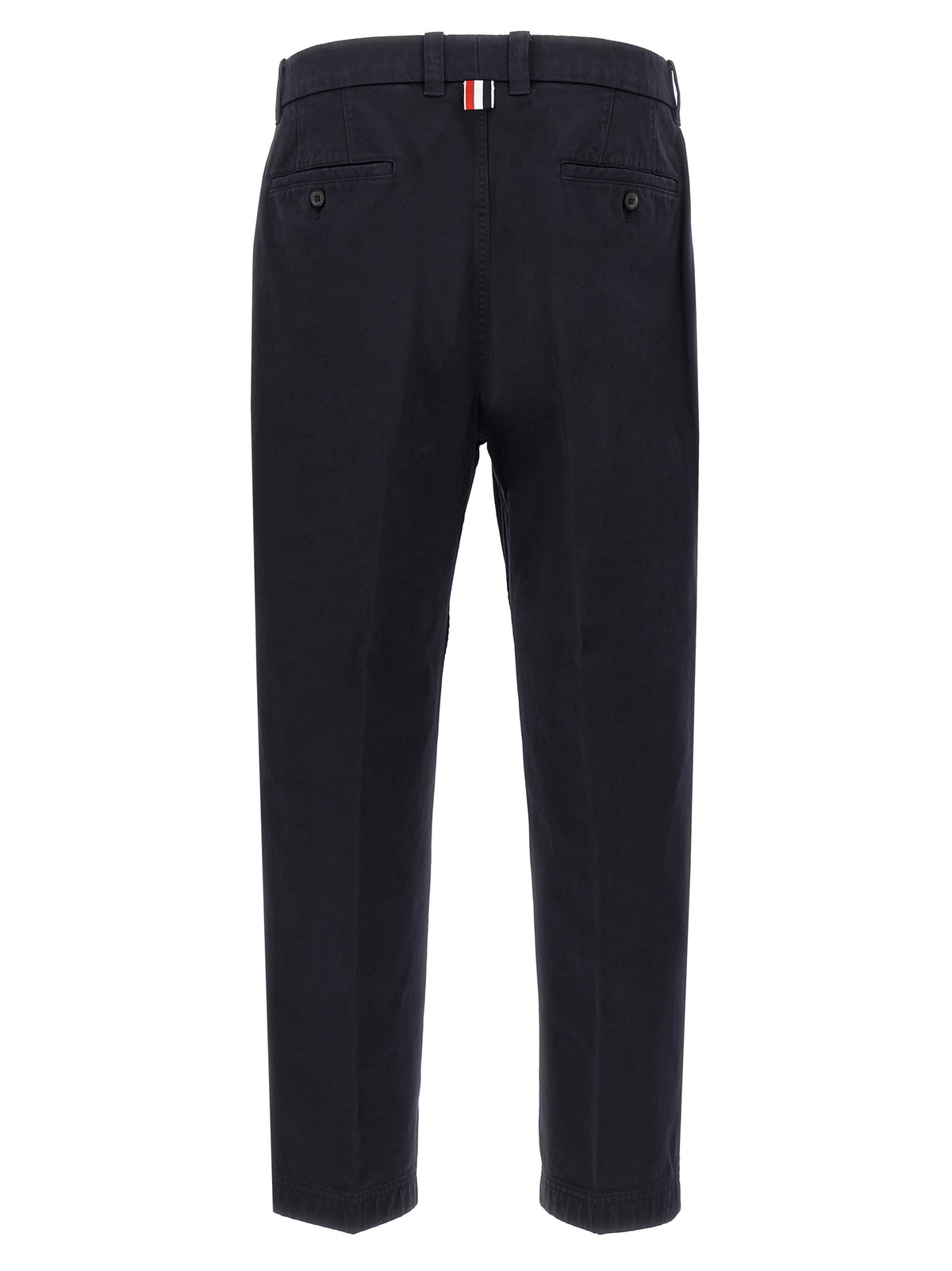 Thom Browne Pantaloni Casual Blu in Cotone