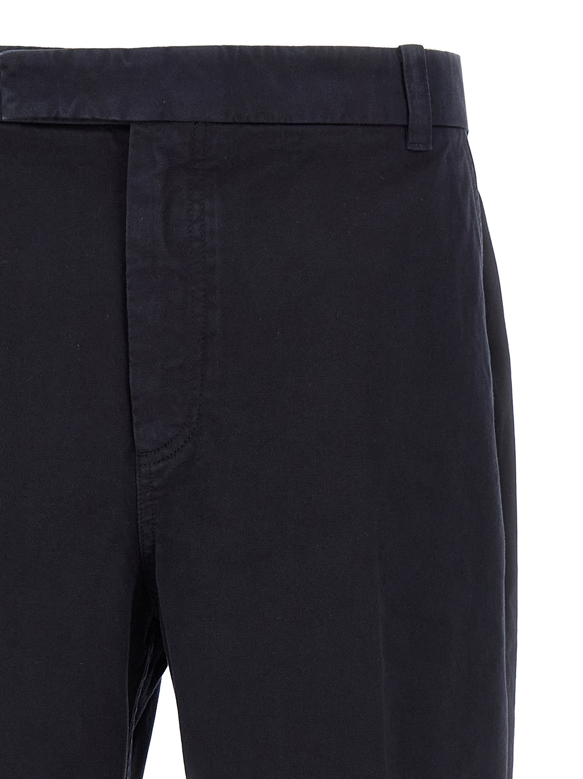Thom Browne Pantaloni Casual Blu in Cotone