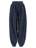 Pantalon en coton bleu Valentino Garavani