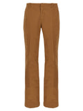 Pantaloni chino Alexander McQueen in cotone marrone