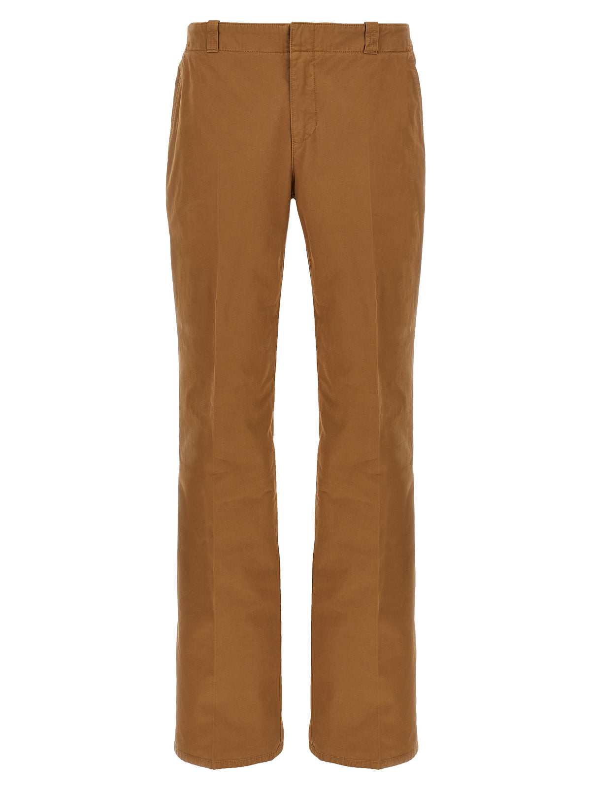 Pantaloni chino Alexander McQueen in cotone marrone