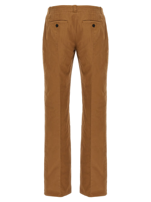 Alexander McQueen Braune Baumwoll-Chino-Hose