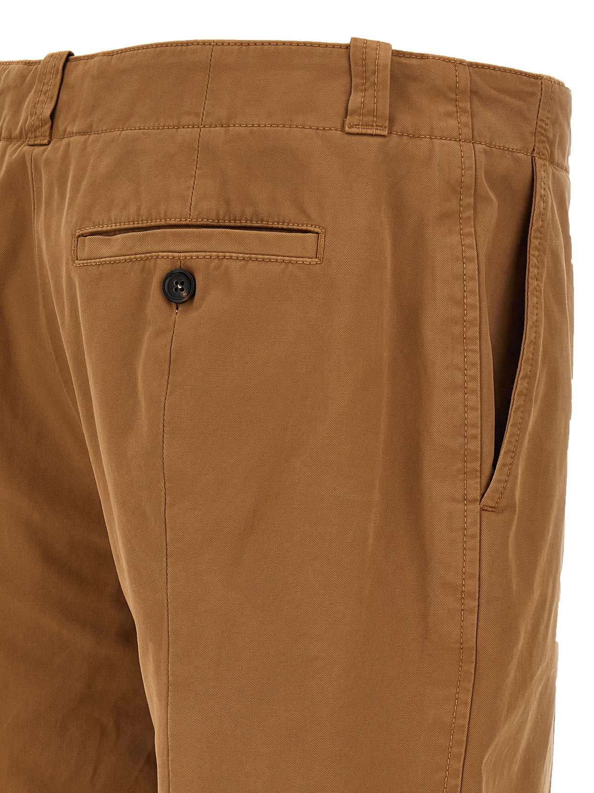 Pantaloni chino Alexander McQueen in cotone marrone
