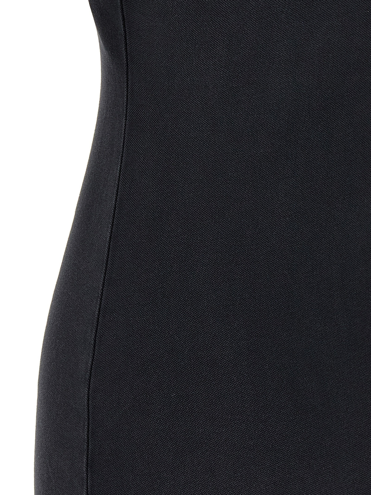 Vestito corto Balenciaga in cotone nero