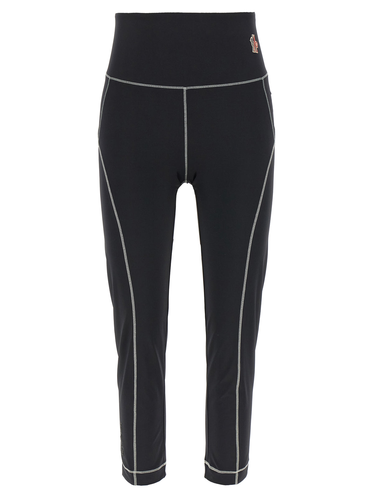 Leggings Moncler Grenoble neri in poliammide