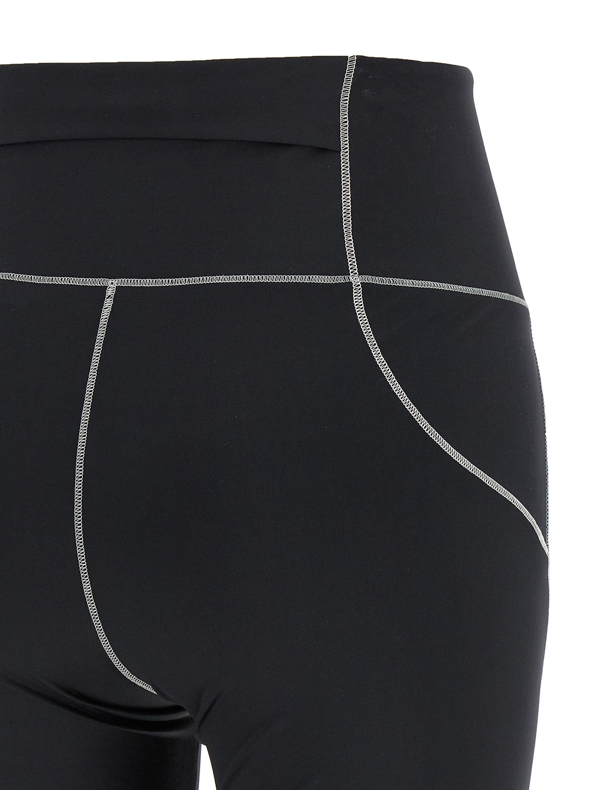 Leggings Moncler Grenoble neri in poliammide