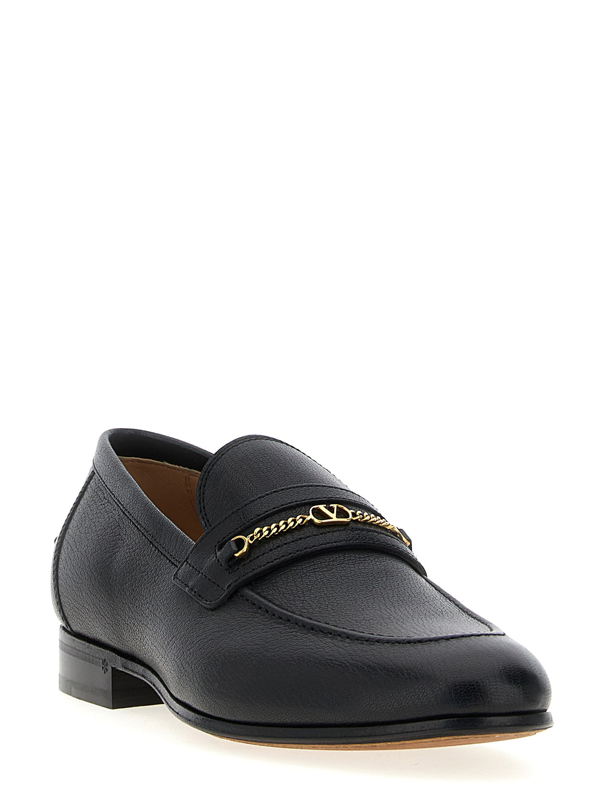 Mocassini slip-on neri in pelle di capra Valentino Garavani
