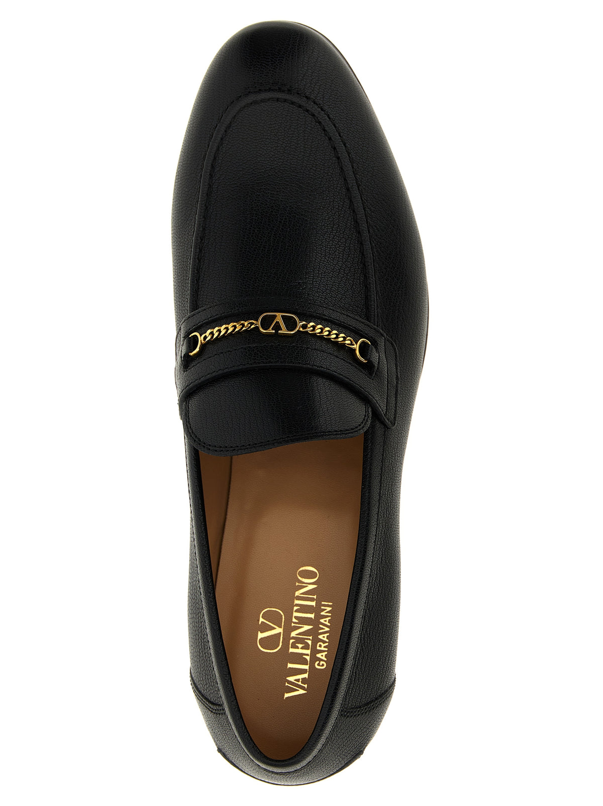 Mocassini slip-on neri in pelle di capra Valentino Garavani