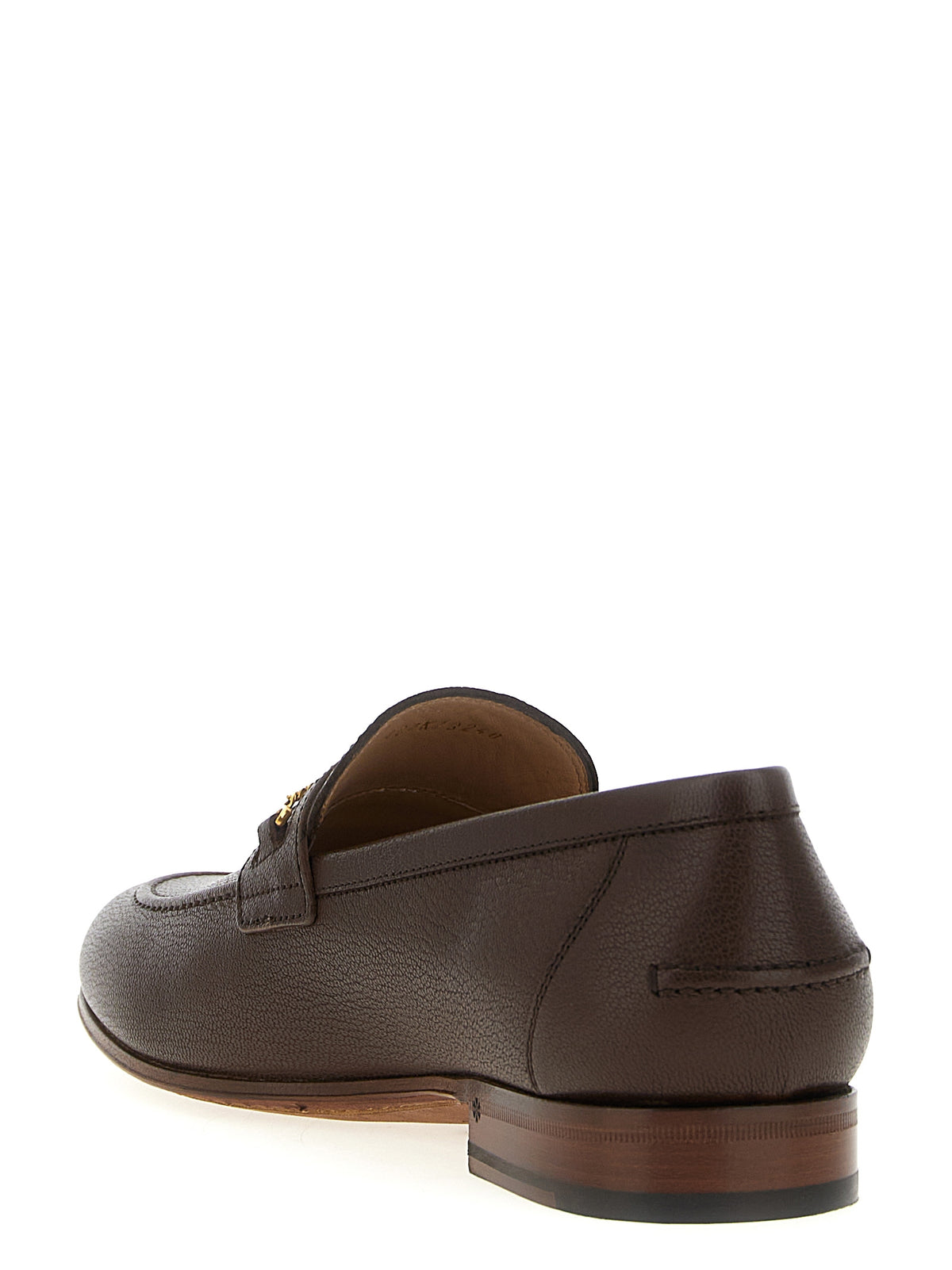 Mocassini slip-on Valentino Garavani in pelle di capra marrone