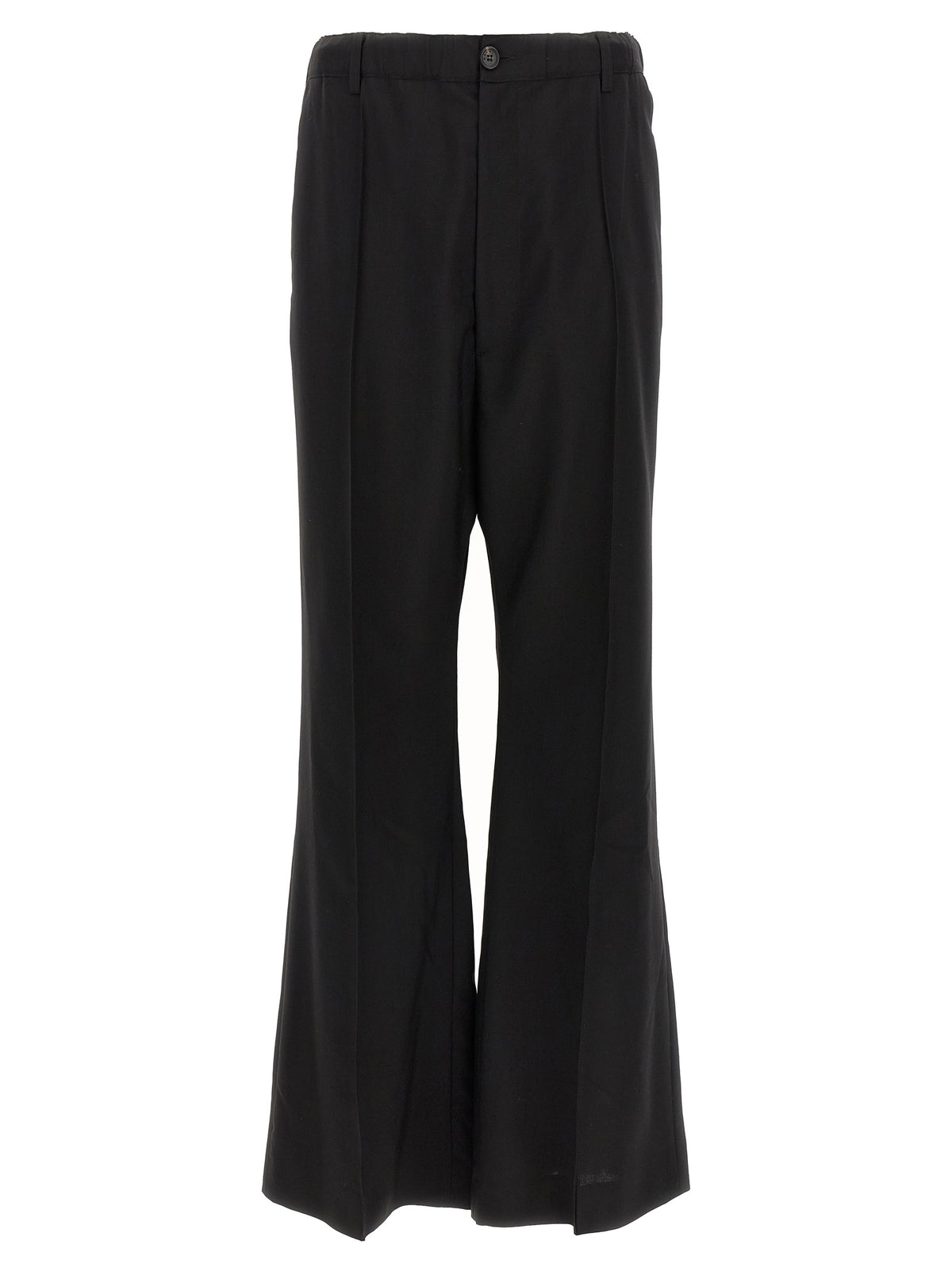 Pantaloni casual Marni in lana vergine nera