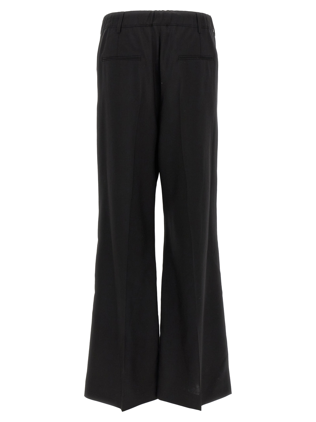 Pantaloni casual Marni in lana vergine nera
