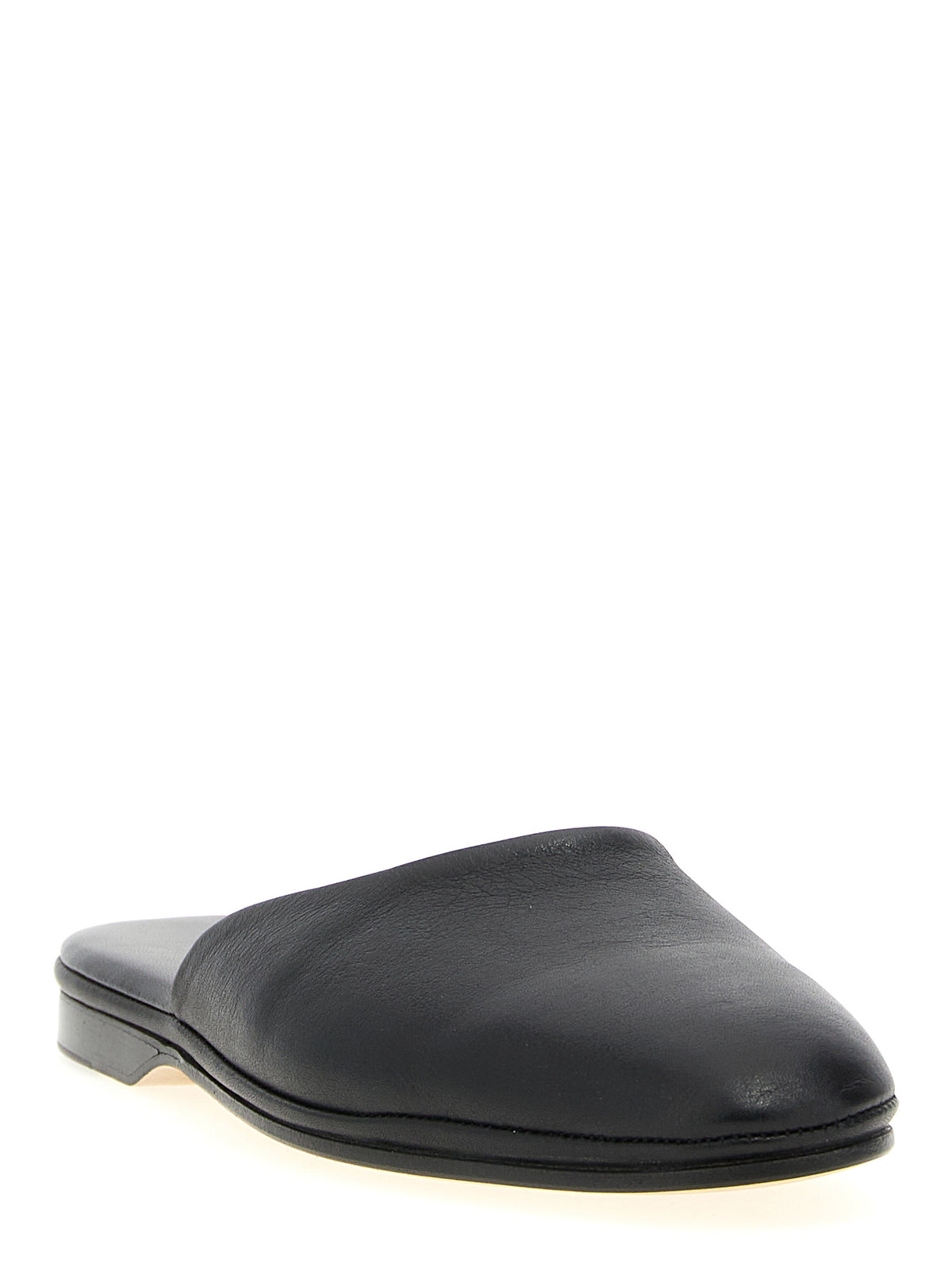 Mules Brioni in pelle di vitello nera