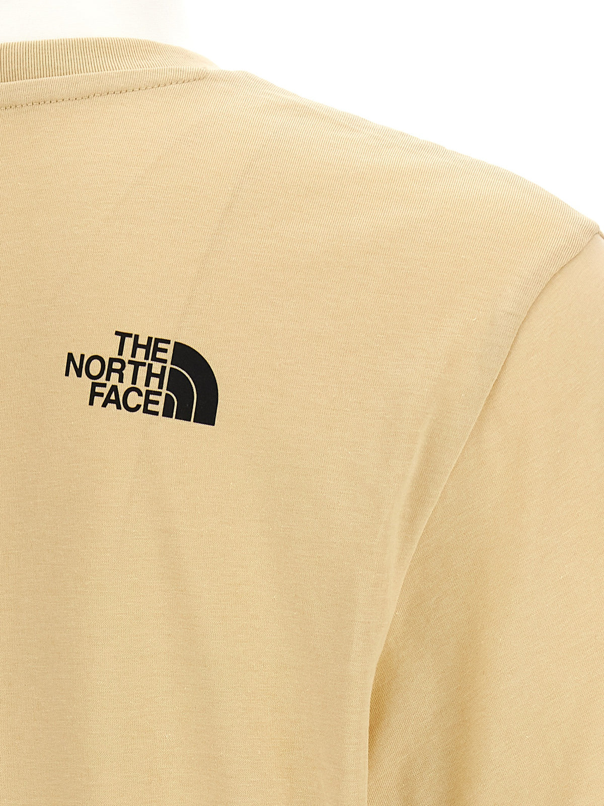 T-shirt The North Face in cotone beige