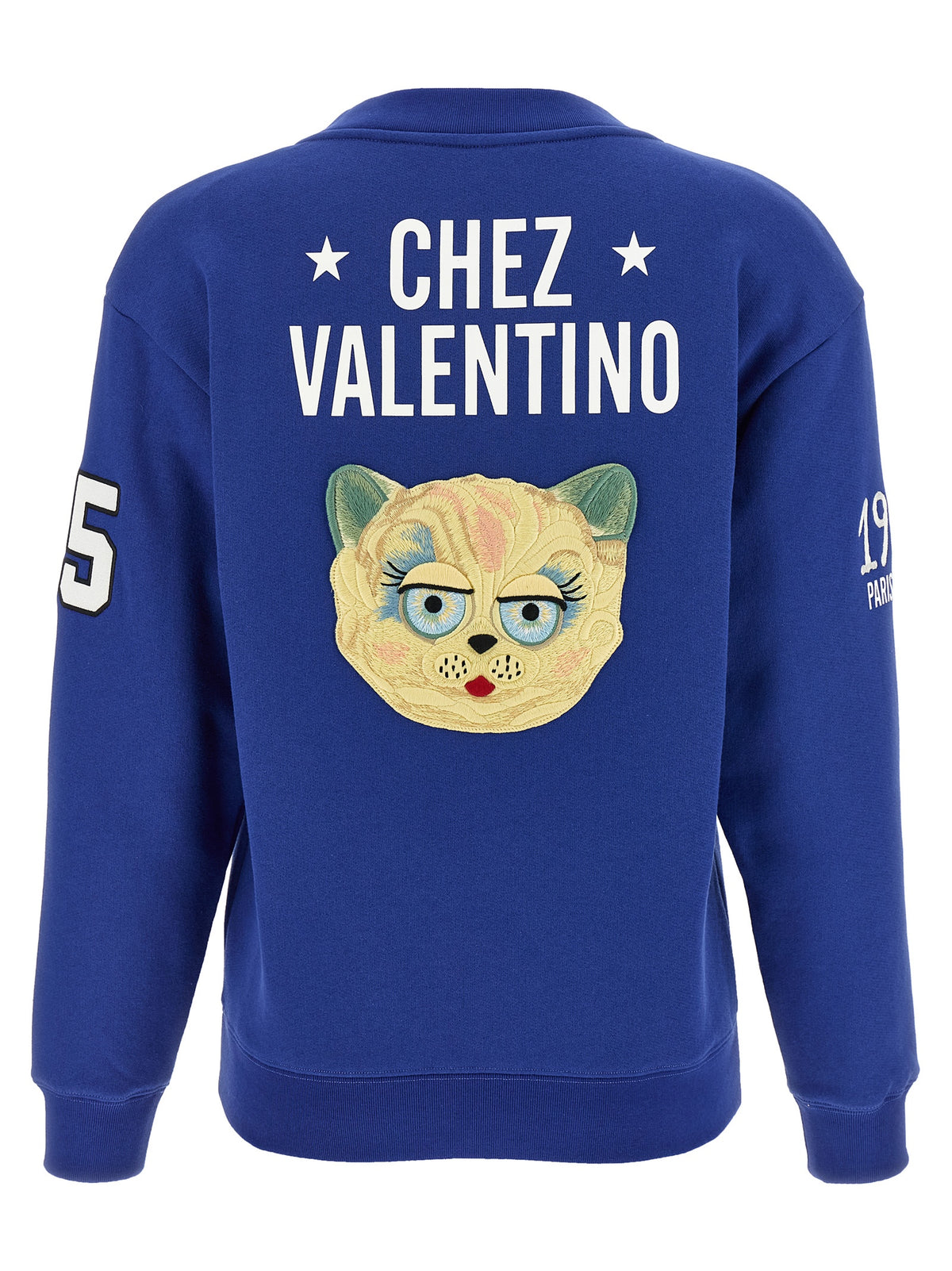 Felpa Valentino Garavani in cotone blu