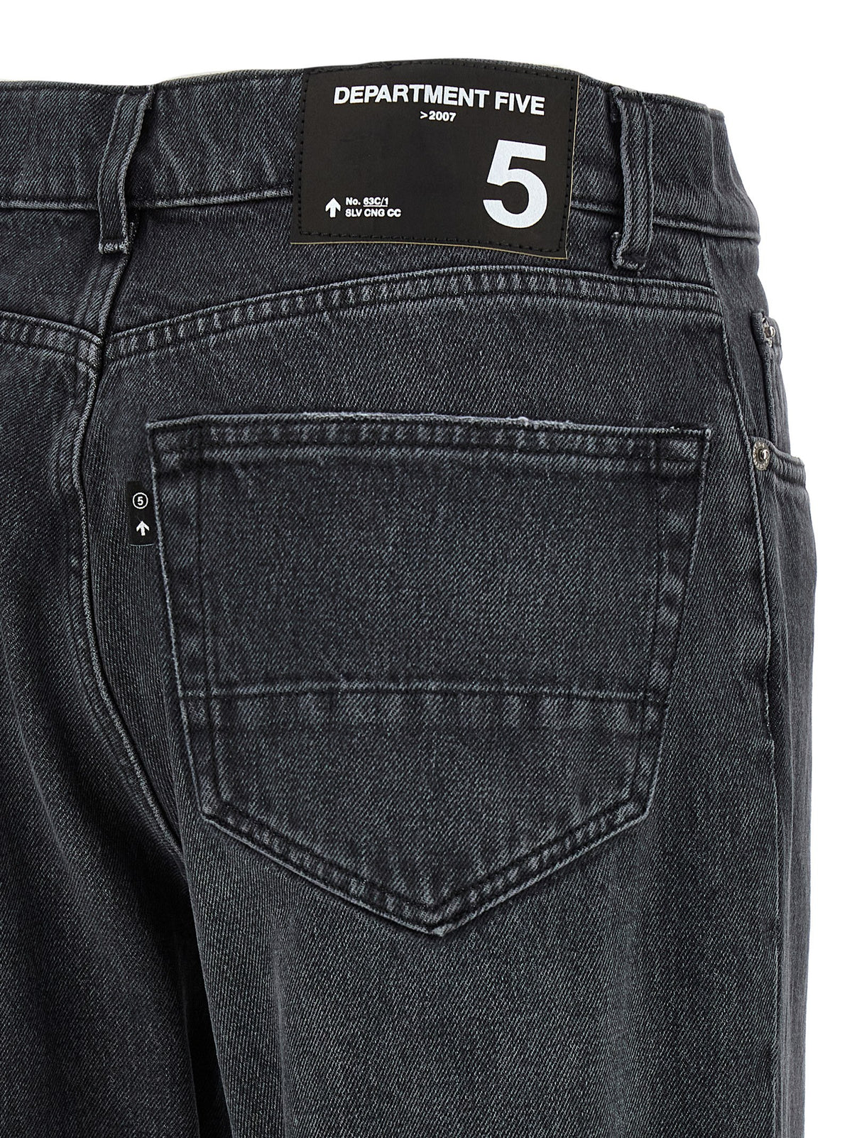Jeans grigi in cotone a gamba dritta Department 5