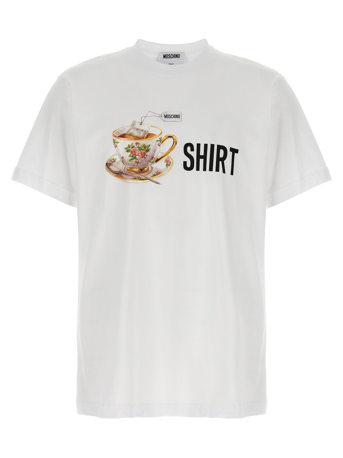 T-shirt Moschino in cotone bianco