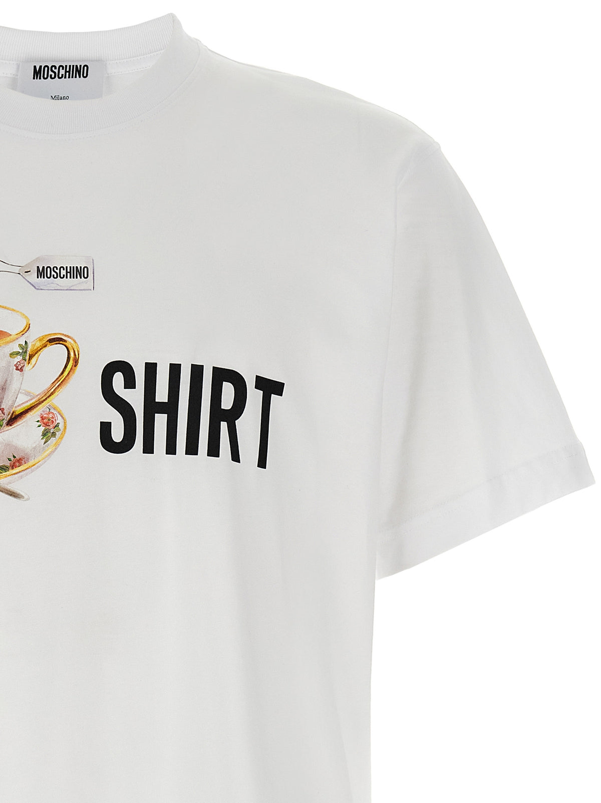 T-shirt Moschino in cotone bianco