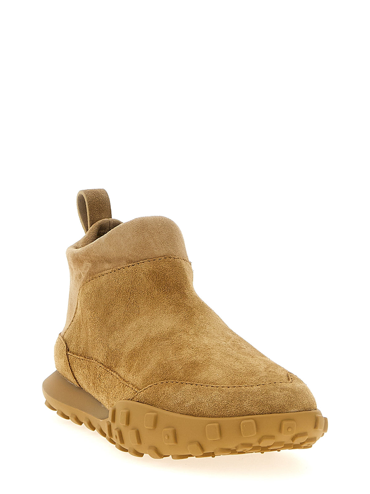 Sneakers Jil Sander in pelle di vitello beige