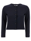 Cardigan blu in viscosa Thom Browne