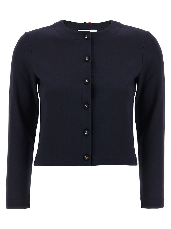 Thom Browne Blauw Viscose Vest