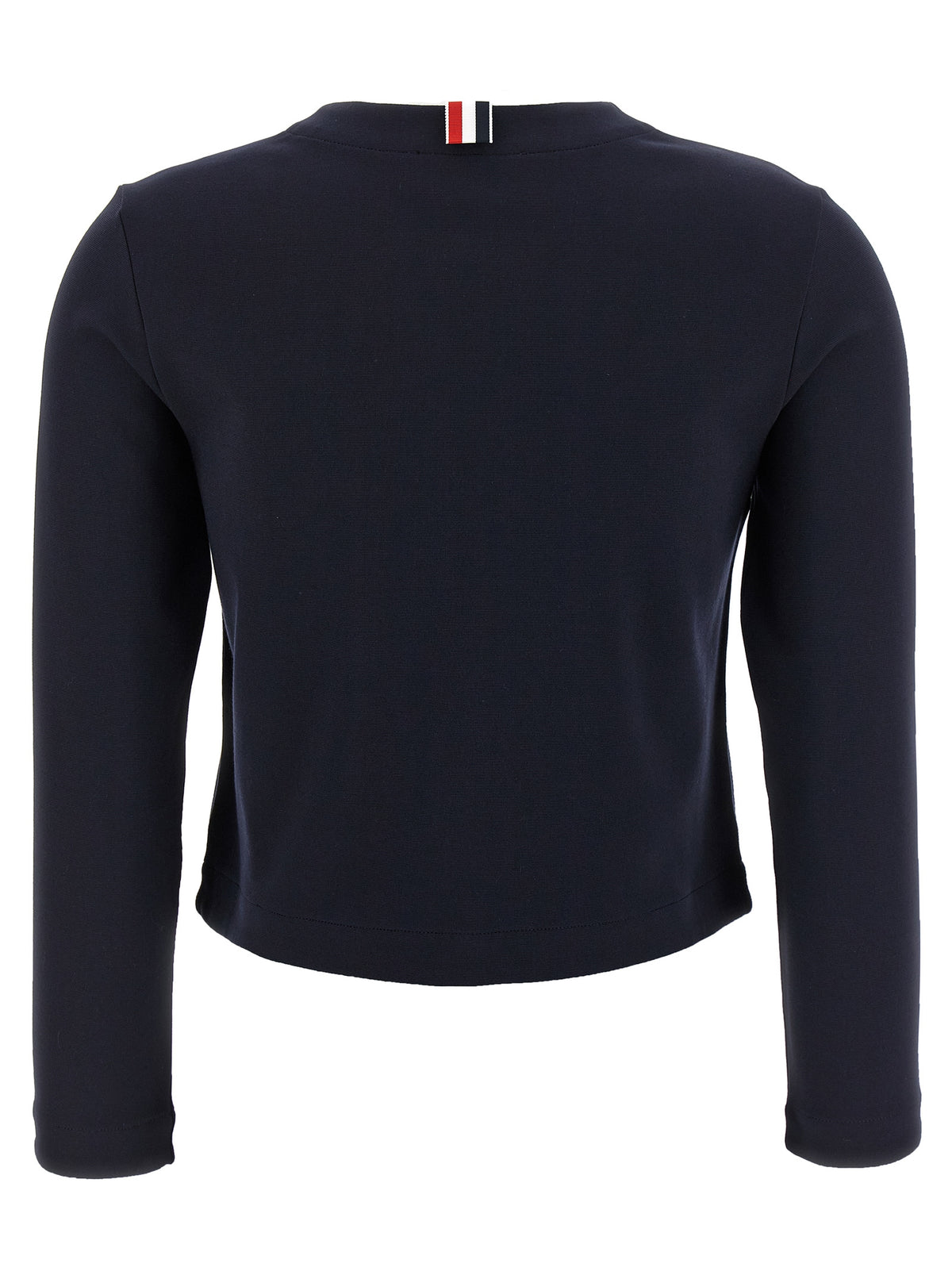 Cardigan blu in viscosa Thom Browne