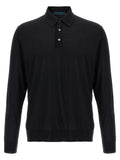 Polo Kiton in lana nera