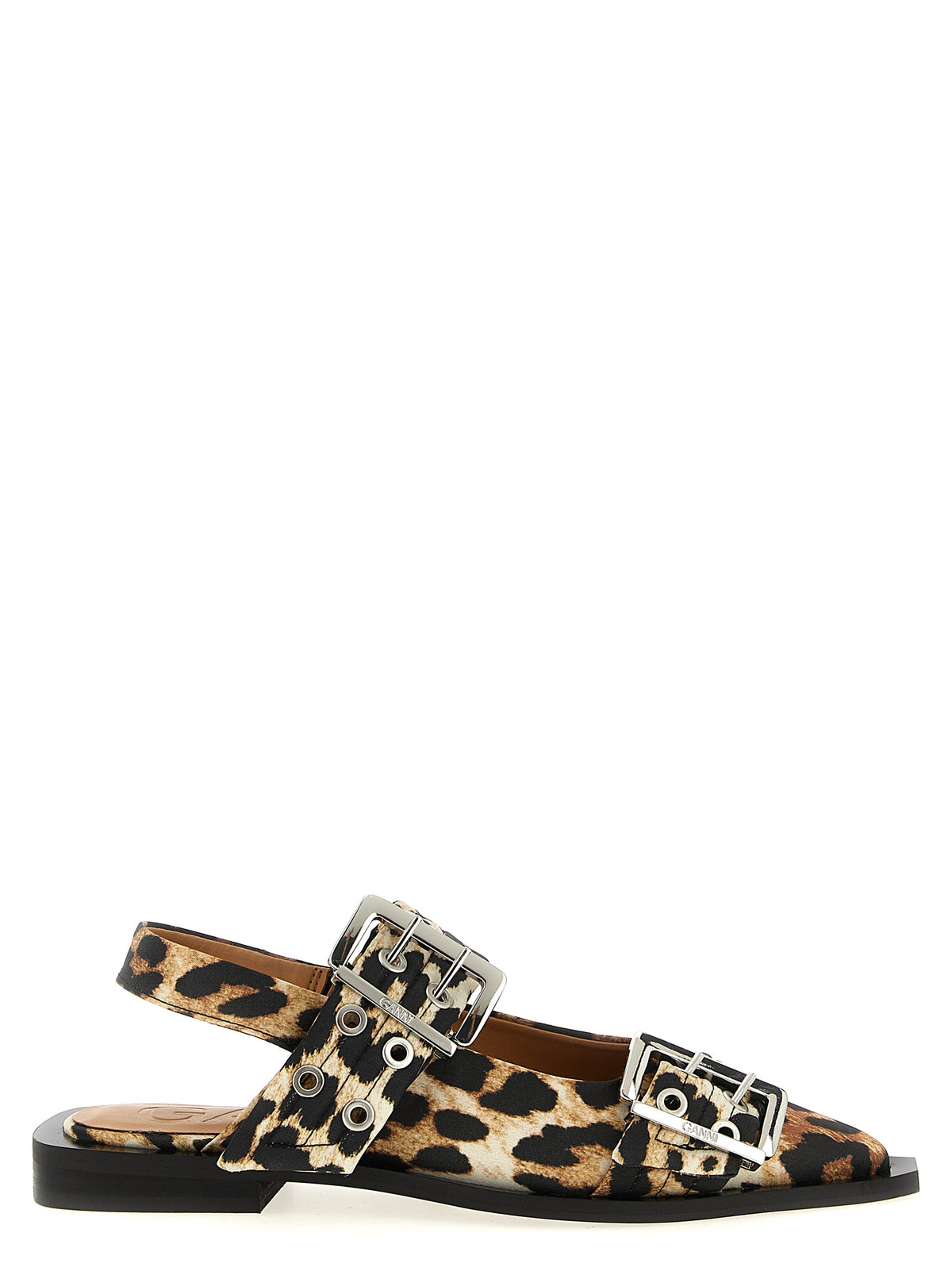Ballerine Ganni in poliestere multicolore