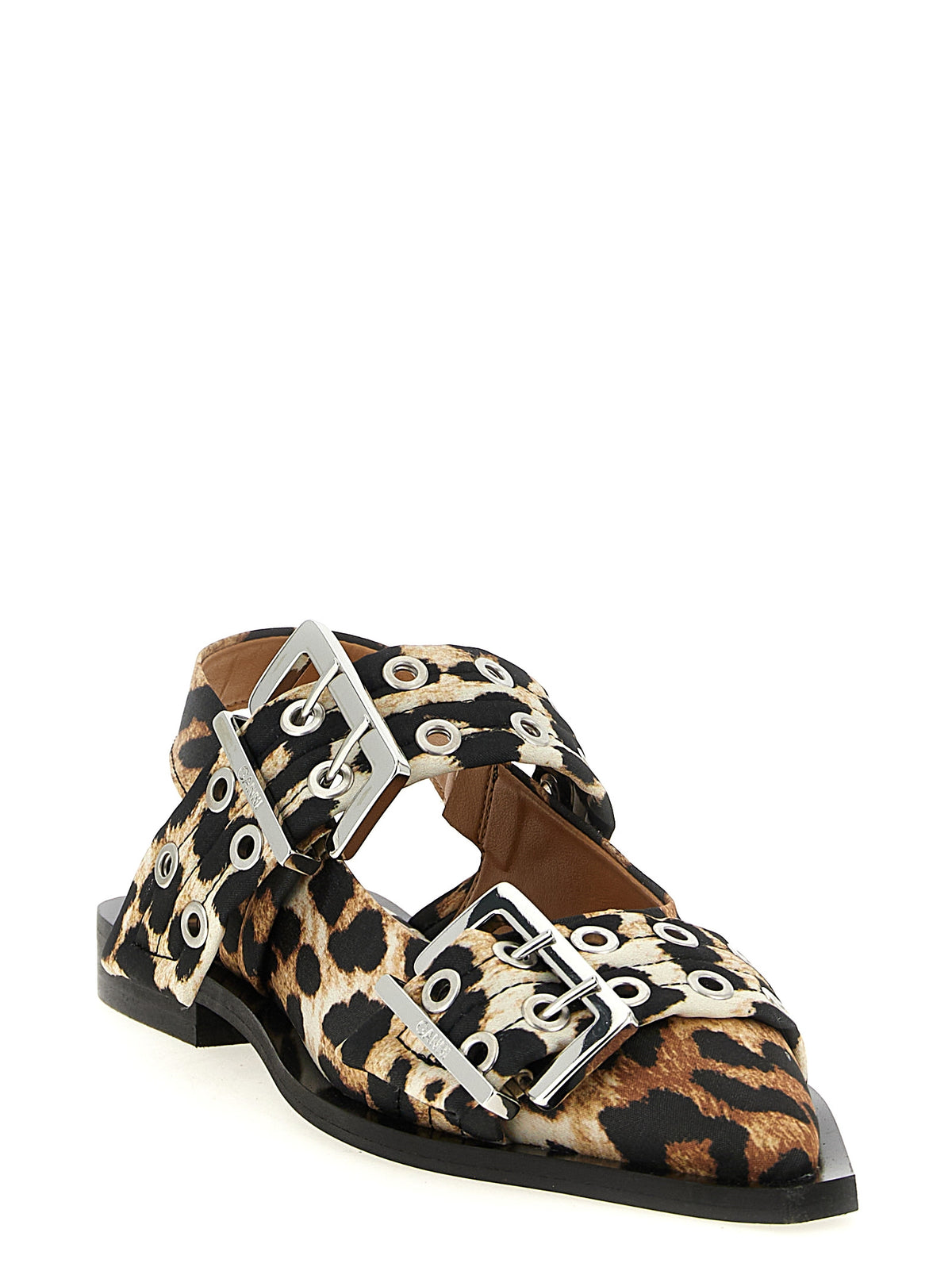 Ballerine Ganni in poliestere multicolore