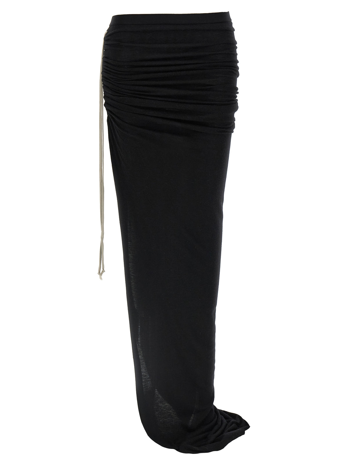 Minigonna Rick Owens in lana nera