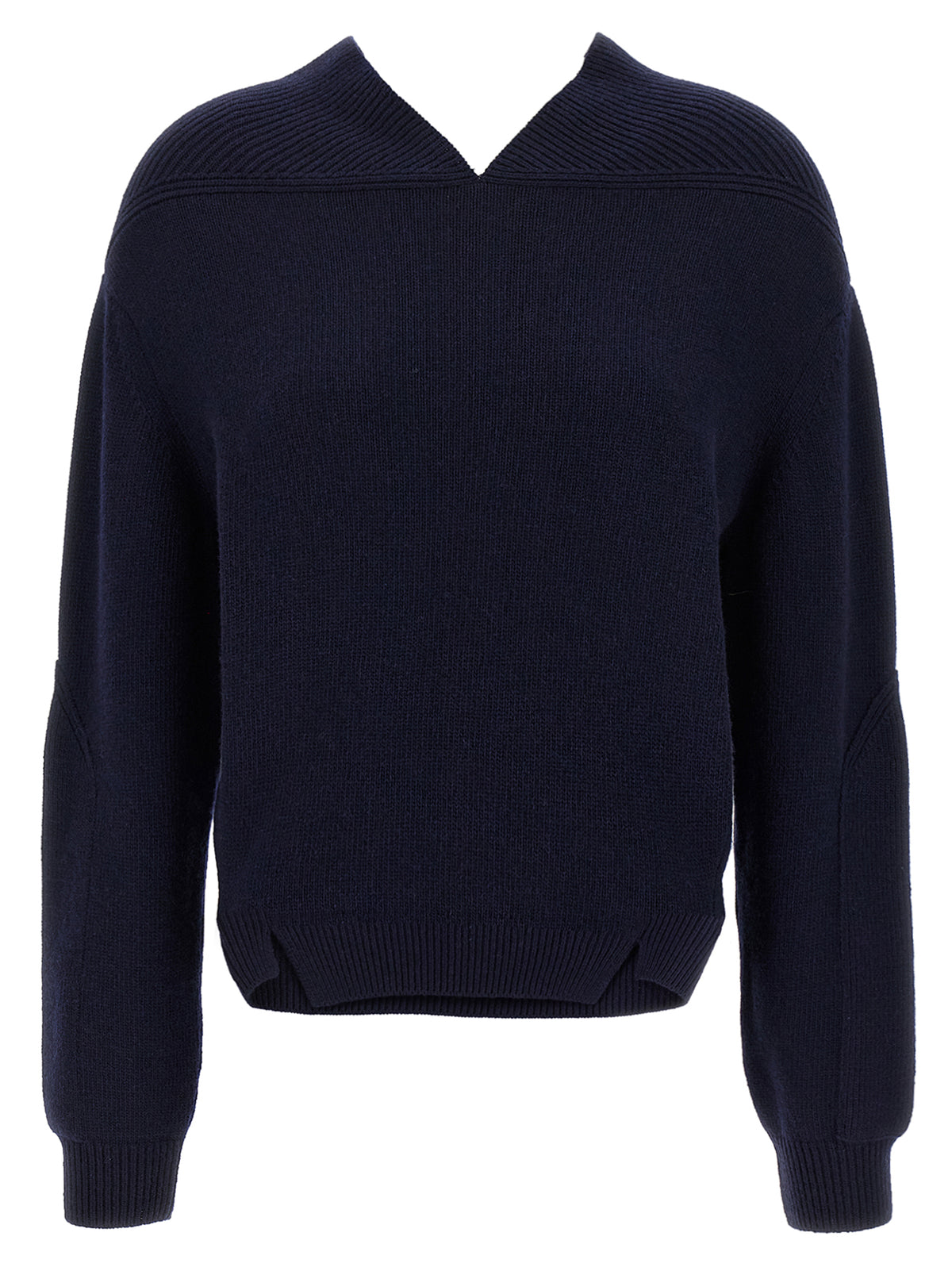 Cardigan blu in lana Victoria Beckham