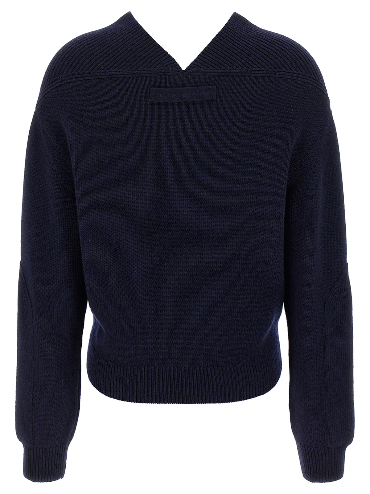 Cardigan blu in lana Victoria Beckham