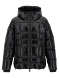 Giacca lunga Dsquared² in poliammide nera