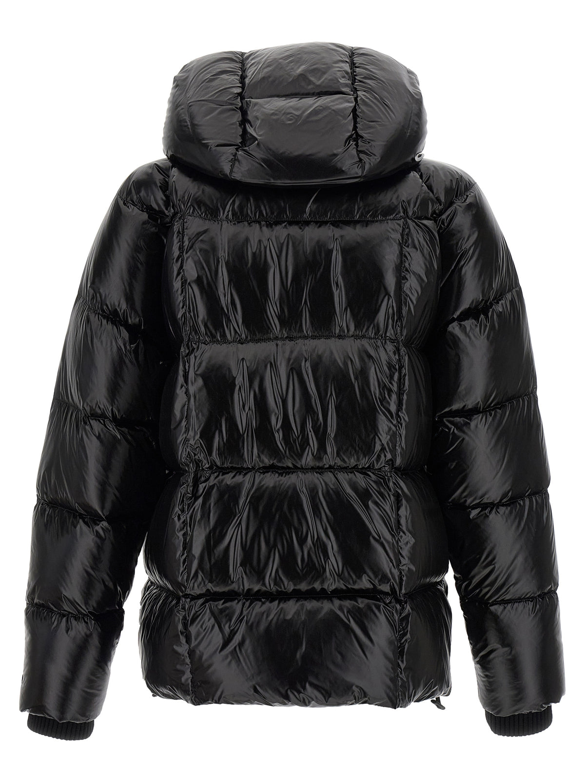 Giacca lunga Dsquared² in poliammide nera