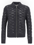 Cardigan Jil Sander grigio in lana vergine