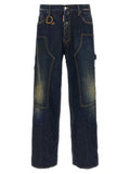 Dsquared² Jeans in Denim di Cotone Blu