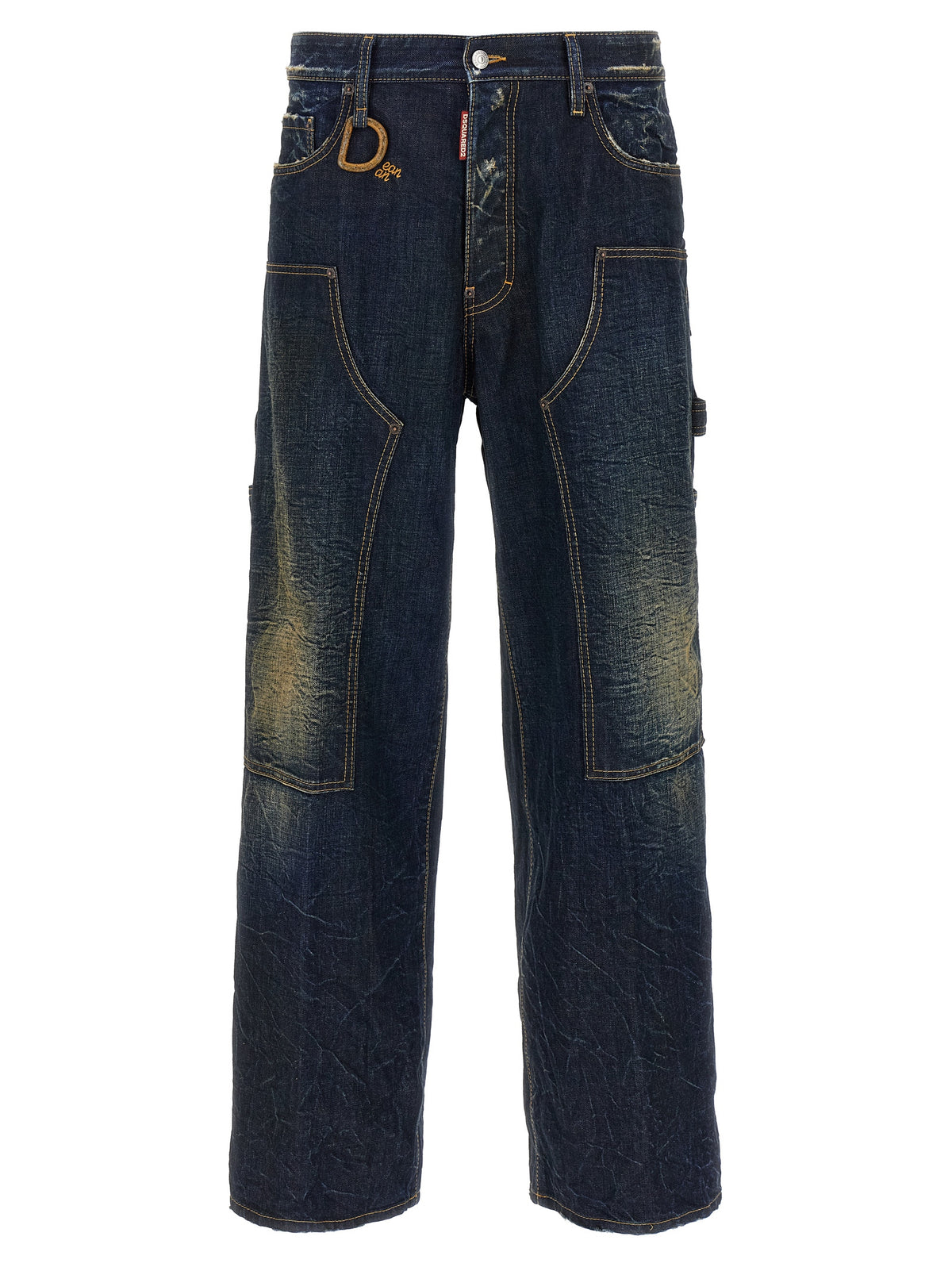 Dsquared² Jeans in Denim di Cotone Blu