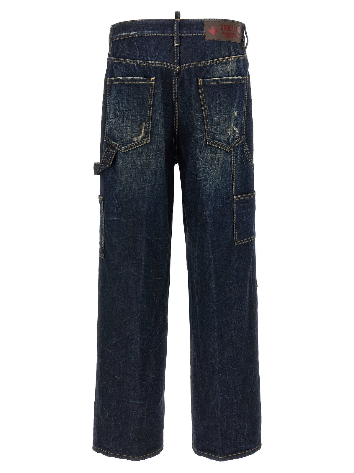 Dsquared² Jeans in Denim di Cotone Blu