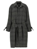 Cappotto in lana nero Balenciaga