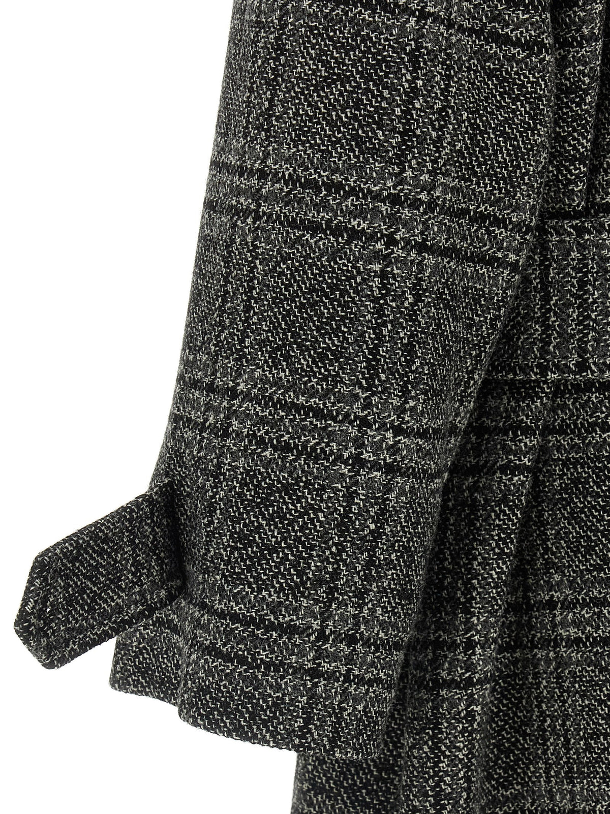 Cappotto in lana nero Balenciaga