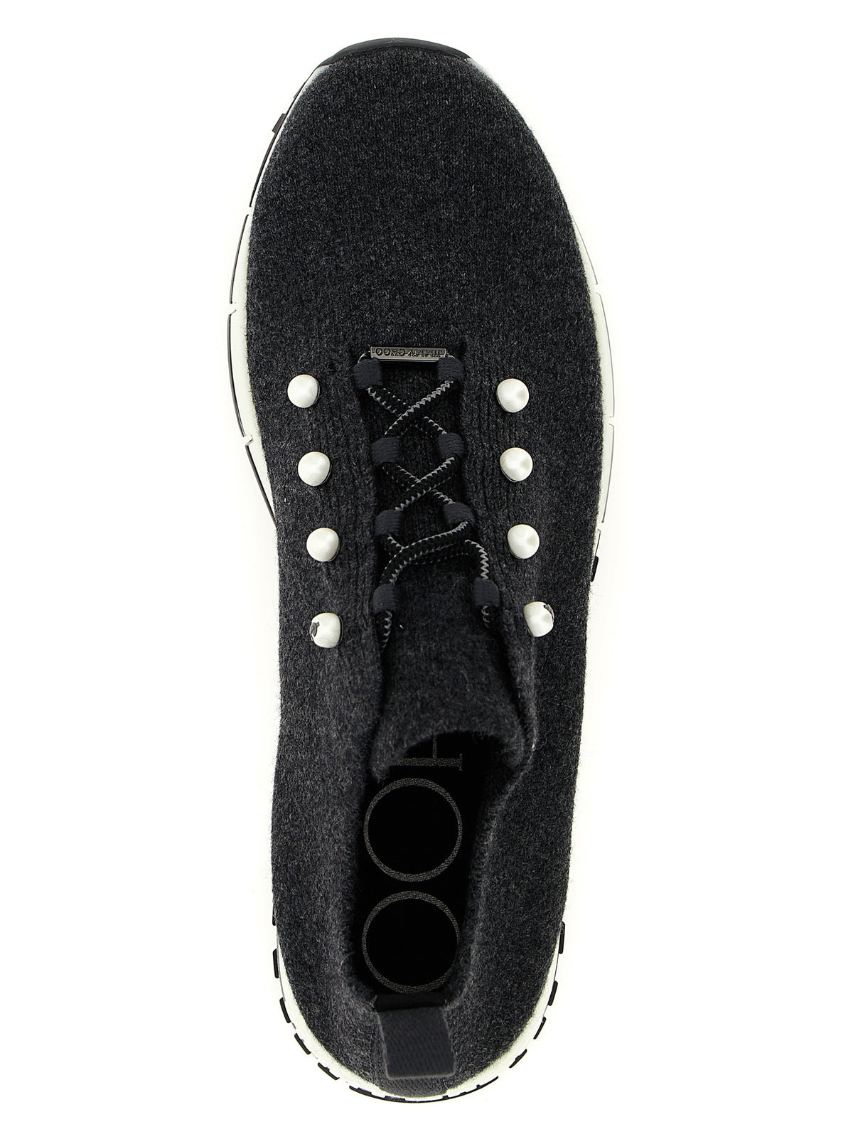 Sneakers basse Jimmy Choo in Tencel nero