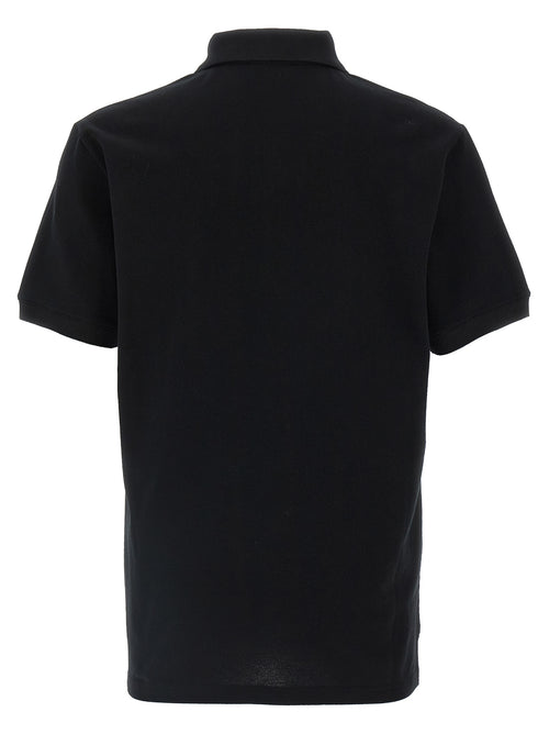 Polo de algodón bicolor Alexander McQueen