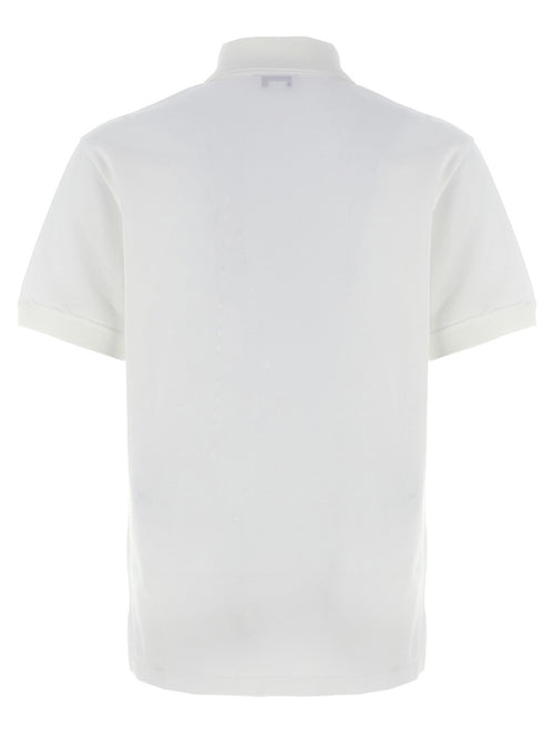 Polo de algodón bicolor Alexander McQueen