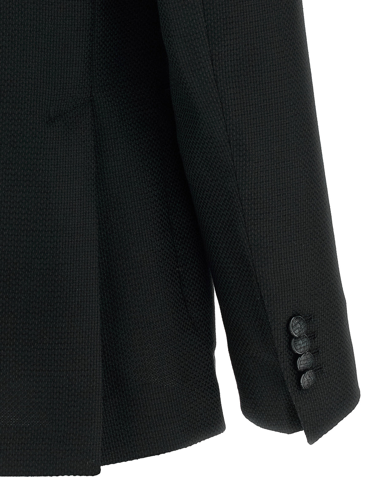 Tagliatore Blazer aus schwarzer Schurwolle