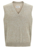 Maison Margiela Gilet in Maglia Beige