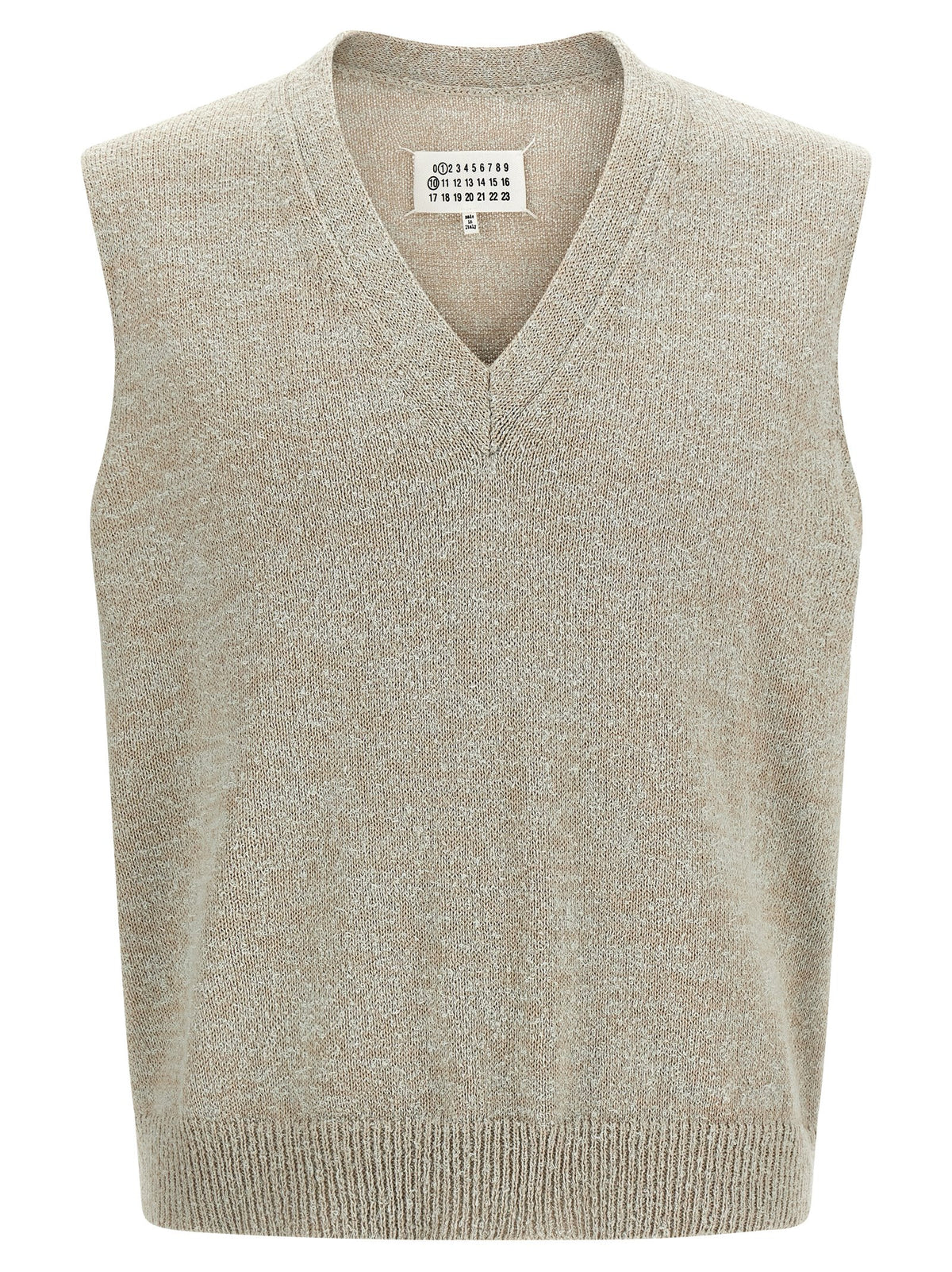 Maison Margiela Gilet in Maglia Beige